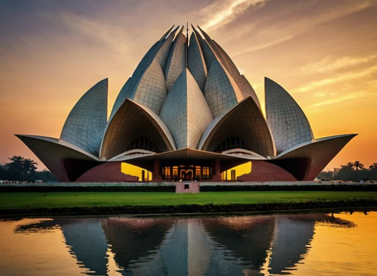 Lotus Temple, India Kiến trúc Delhi
